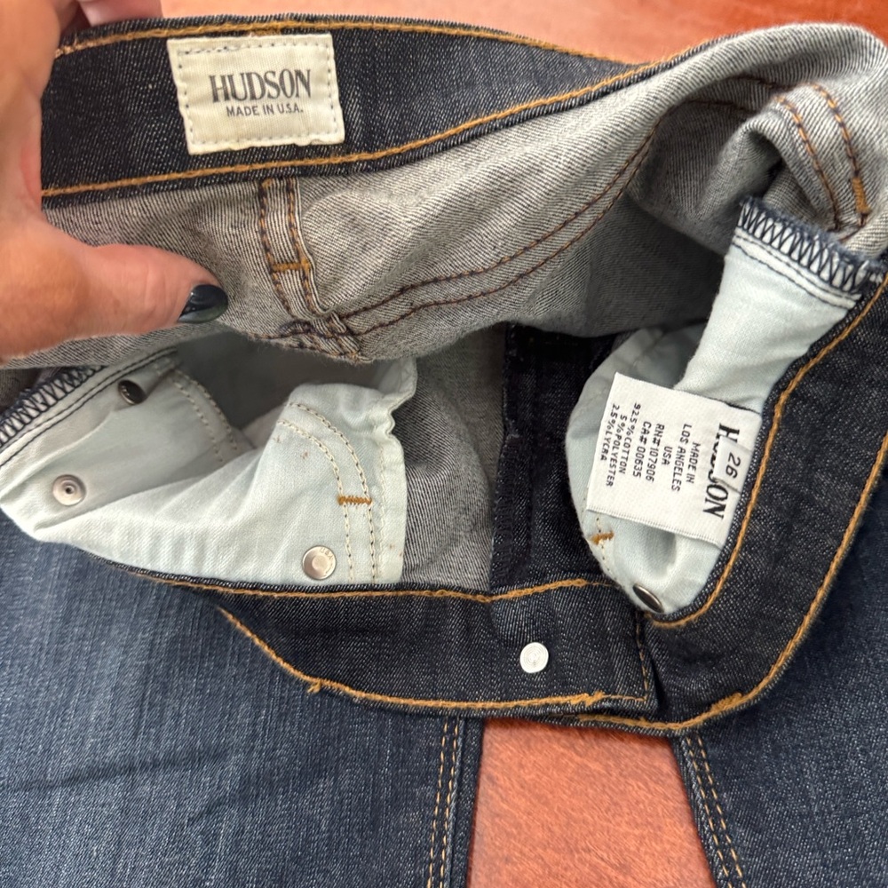 Hudson “Love” Bootcut Dark Wash Jeans Sz 26 NWOT - Picture 7 of 8